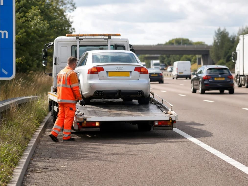 Motorway vehicle recovery